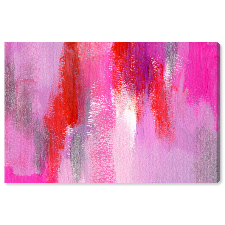 House of Hampton® 'Hot Pink' Painting on Canvas Wayfair